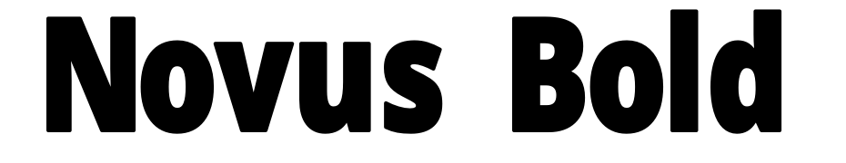 Novus Bold cкачати шрифт безкоштовно